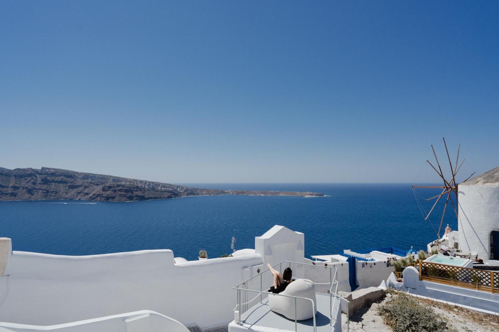 The Sunset Windmill Villa Oia  Luaran gambar