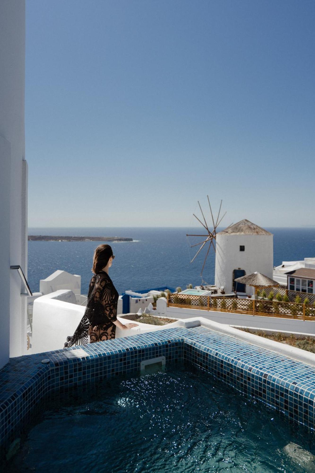 The Sunset Windmill Villa Oia  Luaran gambar